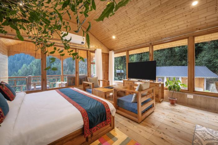 echor treehouse retreat tandi jibhi