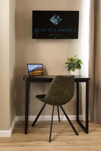 blue sea marble