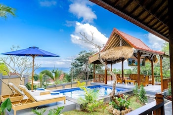 ocean view private villa nusa ceningan