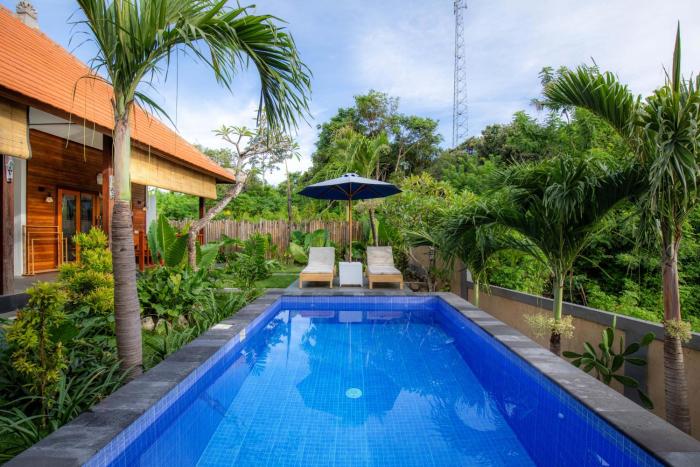 ocean view private villa nusa ceningan