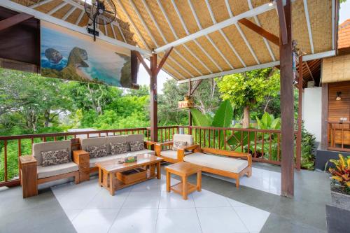 ocean view private villa nusa ceningan