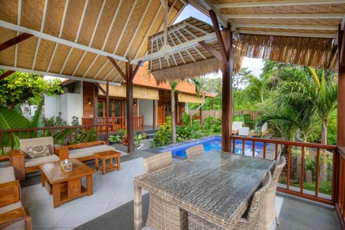 ocean view private villa nusa ceningan