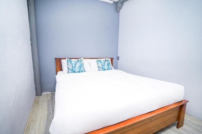 swing and pillows at beach street