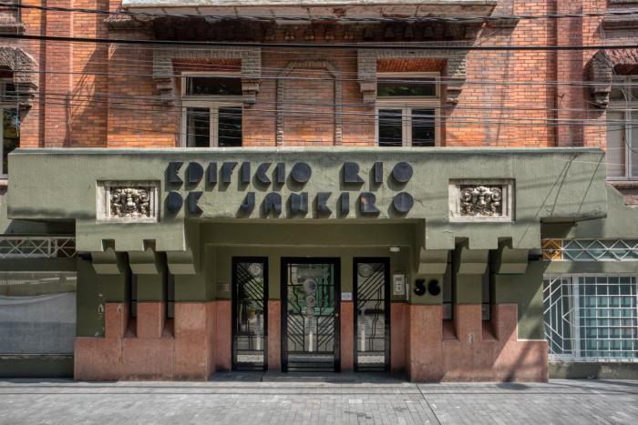edificio art deco en roma norte