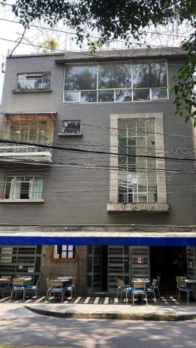 edificio art deco en roma norte