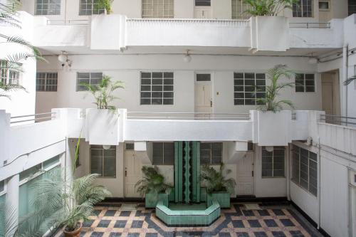 edificio art deco en roma norte