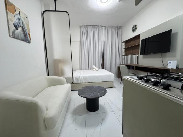luxury apartment with pool gym
