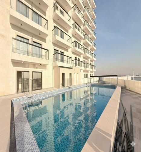 luxury apartment with pool gym