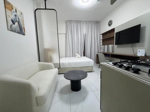 luxury apartment with pool gym