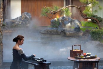 chinese style garden resort hotel