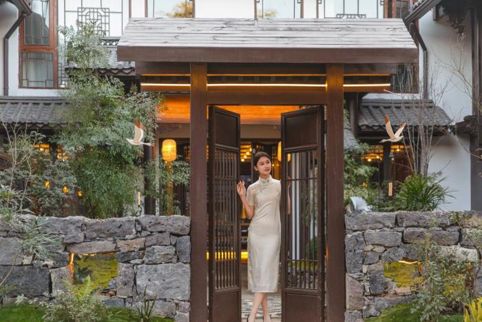 chinese style garden resort hotel