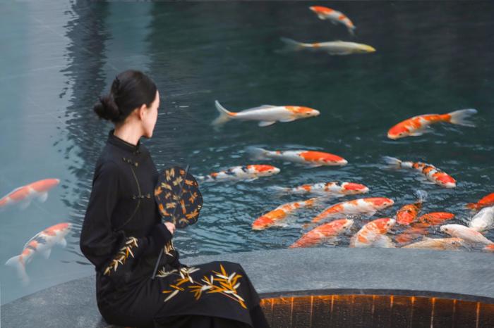 chinese style garden resort hotel