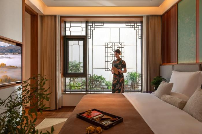 chinese style garden resort hotel