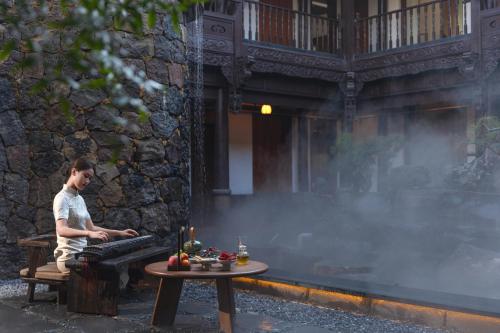 chinese style garden resort hotel
