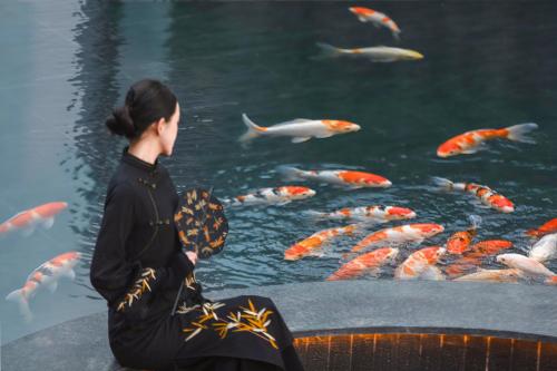 chinese style garden resort hotel