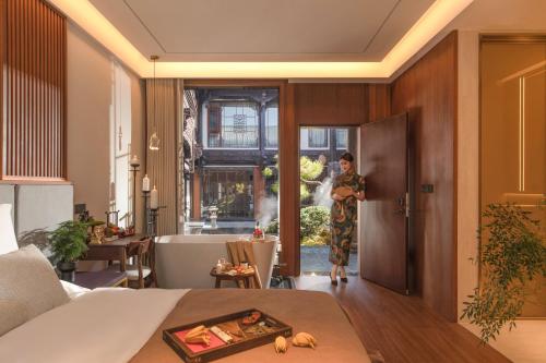 chinese style garden resort hotel