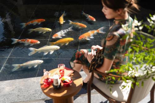 chinese style garden resort hotel