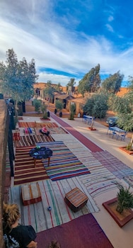 typical merzouga camp
