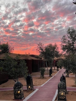 typical merzouga camp
