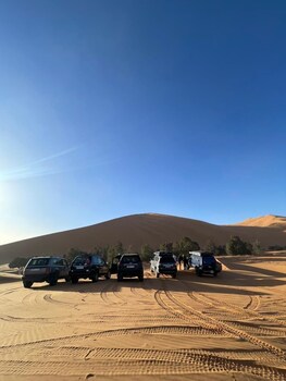 typical merzouga camp