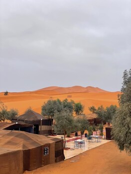 typical merzouga camp