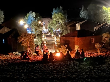 typical merzouga camp