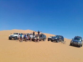 typical merzouga camp