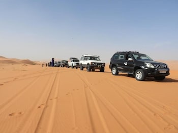 typical merzouga camp