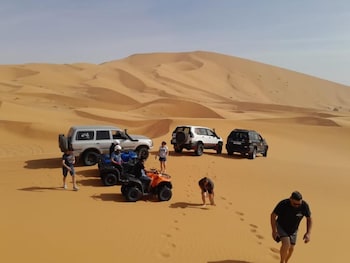 typical merzouga camp