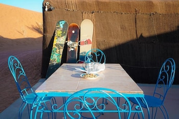 typical merzouga camp