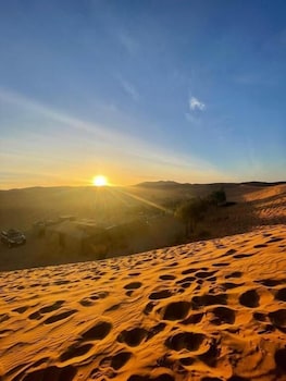 typical merzouga camp