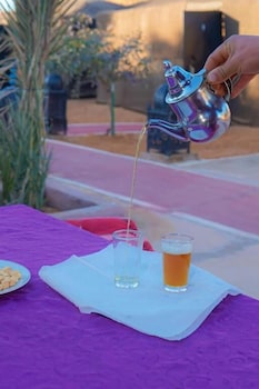 typical merzouga camp