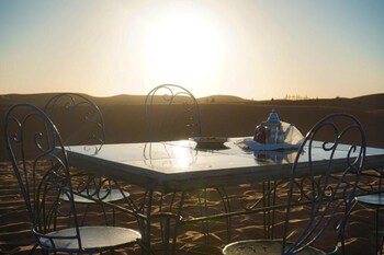typical merzouga camp