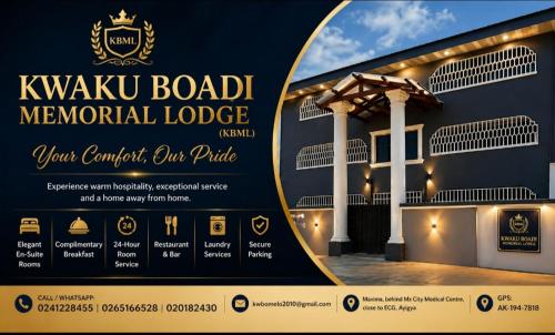 kwaku boadi memorial lodge
