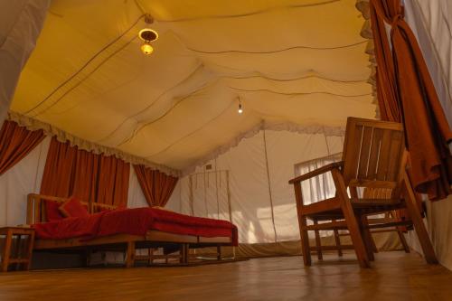 camp kelang mountain view camping bonfire stay near paragliding landing site