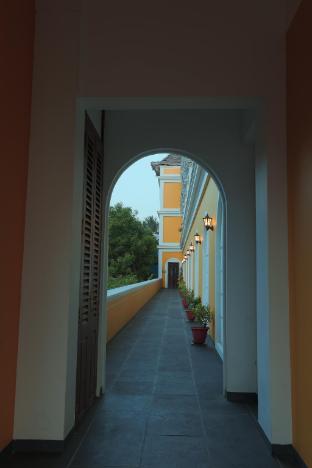 the colonial courtyard