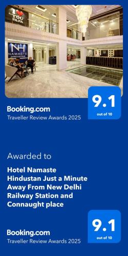 Hotel Namaste Hindustan Just A Minute Away From New Delhi Railway Station And Connaught Place,,4 star