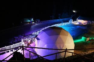 the zukhara a luxury glamping dome resort in narkanda