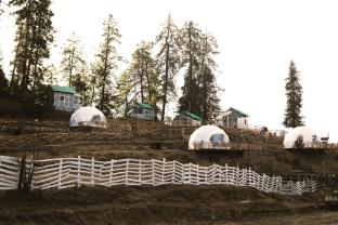 the zukhara a luxury glamping dome resort in narkanda