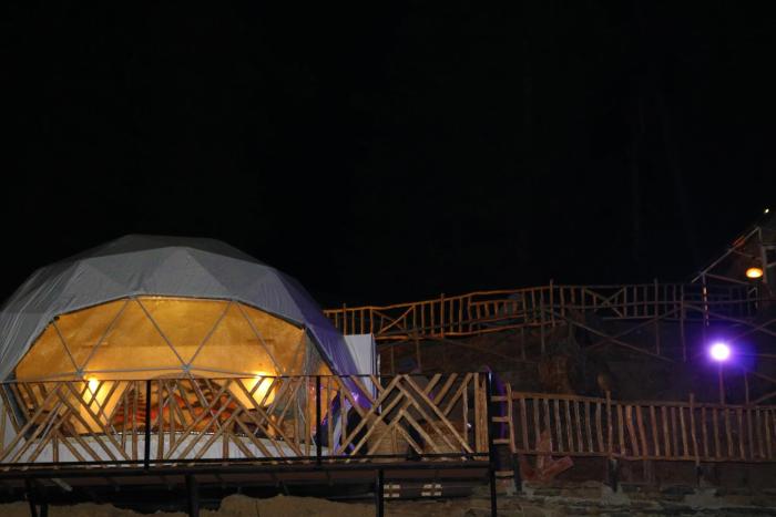 the zukhara a luxury glamping dome resort in narkanda