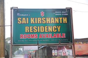 sai kirshanth residency