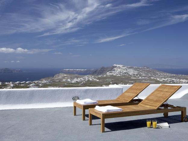 villa fabrica santorini