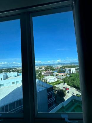 one bedroom with sea view and city lights