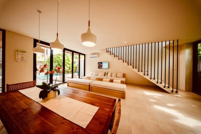 thehub pererenan coworking pool and rooftop