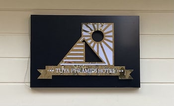 aziz palace front pyramids view and rooftop restaurant