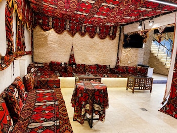 aziz palace front pyramids view and rooftop restaurant