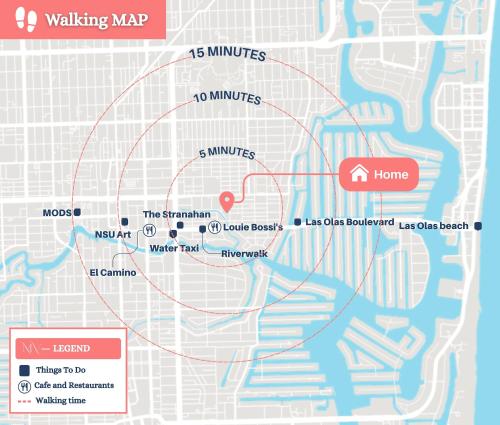 luxury paradise walk to las olas 5 mins to beach