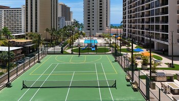 partial ocean view condo with 2 beds and parking