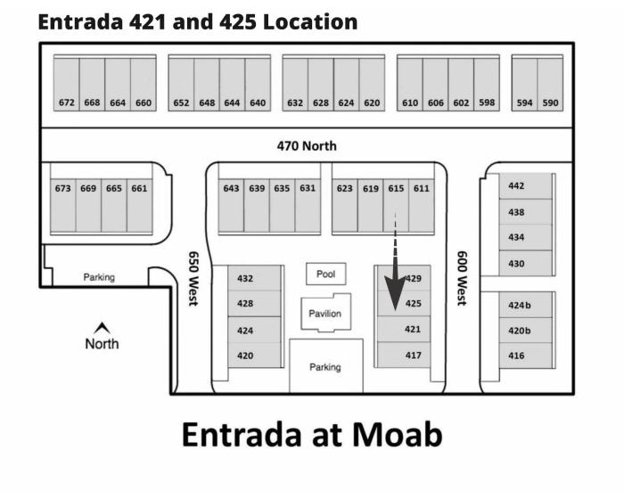 entrada at moab 421 and 425