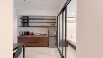 exclusive 2br apartment no kitchen with balcony at skales residence nusa dua bali